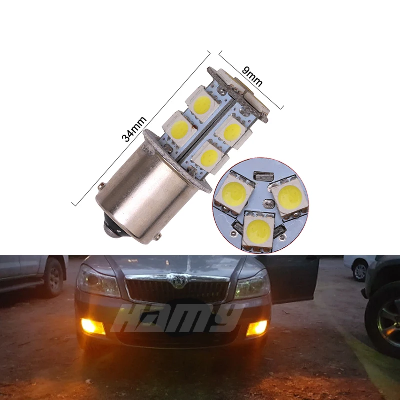 1x P21W BA15S 1156 Bay15d 1157 Автомобильный светодиодный сигнальная Поворотная лампа
