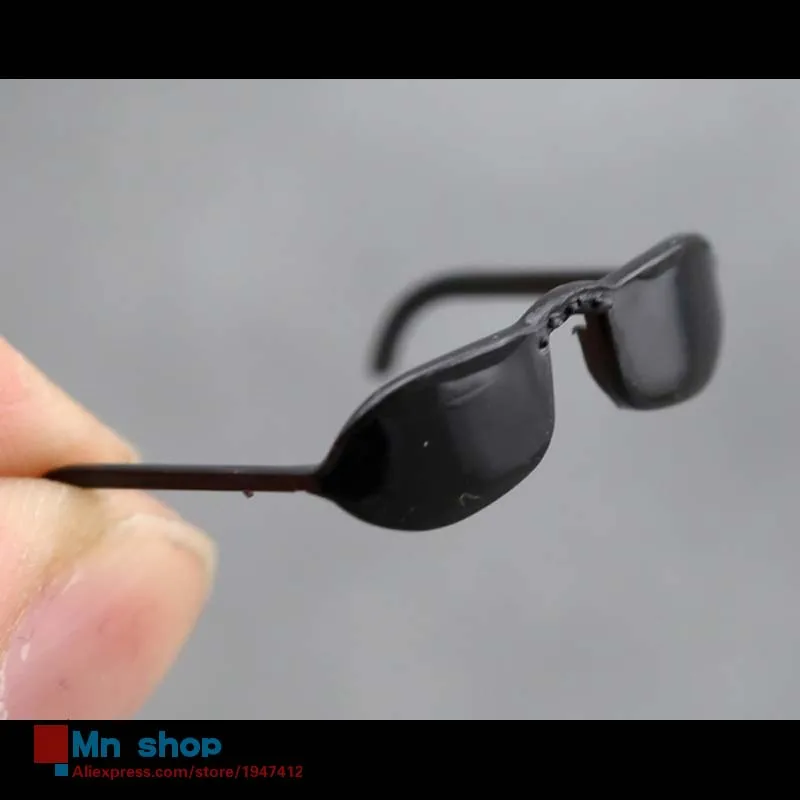 1 6 Scale Black Glasses font b Sunglasses b font For 12 Action Figure Toys Accessory