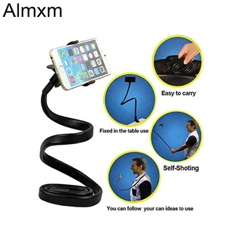 

Almxm Flexible Long Arm Lazy Desktop Bed Car Stand Phone Mount Holder for Cell Phone Samsung Android iPhoneX 8 8Plus 8