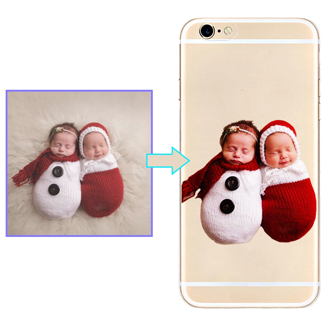 

Custom illustrated DIY fashion Hollow cute baby soft Silicone clear phone case cover for iPhone 7 6s 6 plus 5s 5 X XS XR XSMAX