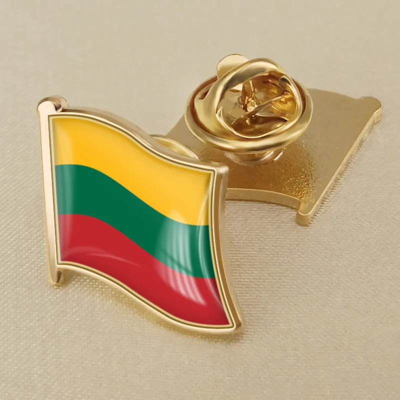 

Lithuania Single Flag Lapel Pins