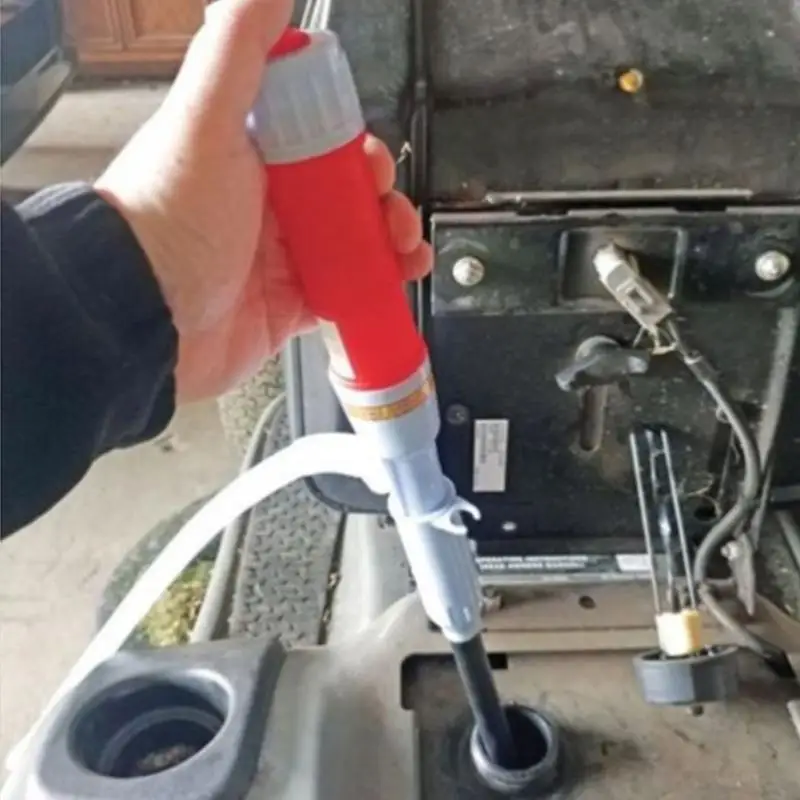 

Car Oil Fuel Plastic Petrol Sucker Short Electric Convenient Pipe Pump Water For Fueling Any Small Engine #0320