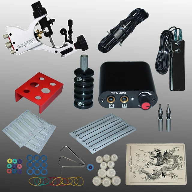 Professional 1 Set 90-264V Complete Equipment Tattoo Machine Gun Power Supply Cord Kit Body Beauty DIY Tools 1001313kit Professional 1 Set 90-264V Complete Equipment Tattoo Machine Gun Power Supply Cord Kit Body Beauty DIY Tools 1001313kit