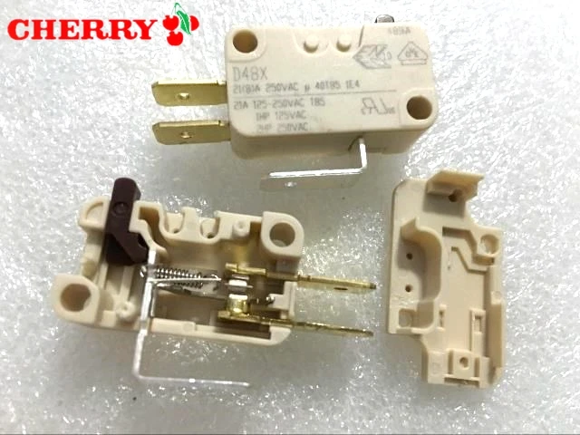 Оригинальный микропереключатель CHERRY D48X 21A 250 В 10 шт. новый и
