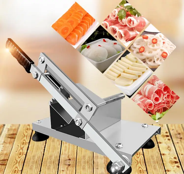 

Manual Meat Slicing Machine Household Vegetables Cutting Machine Mutton Slicer 121VV