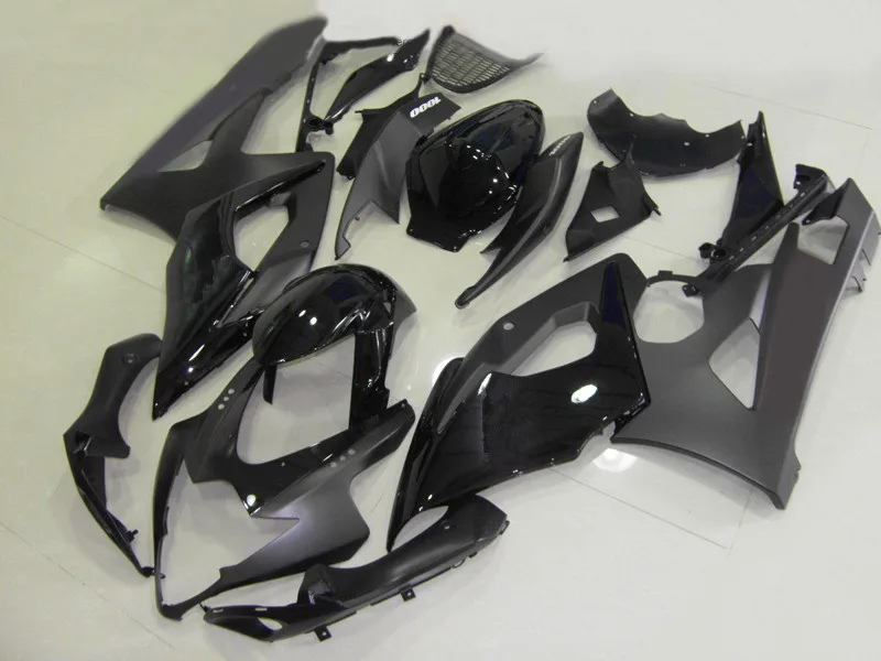 Мотоциклетный вставной обтекатель комплект для SUZUKI GSXR1000 K5 05 06 GSXR 1000 2005 2006 ABS матовый и глянцевый черный Обтекатели+ подарки SE09