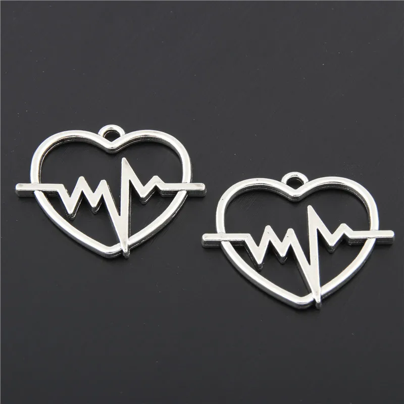 Baby Girl Charm//Pendant Zinc Rhinestone Antique Silver 18mm 5 Charms Accessory