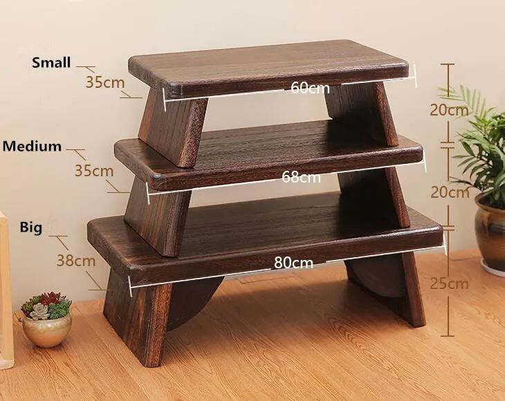 Asian Antique Furniture Japanese Floor Tea Table Rectangle Living Room Wooden Center Laptop Coffee Tatami Low End Table Wood