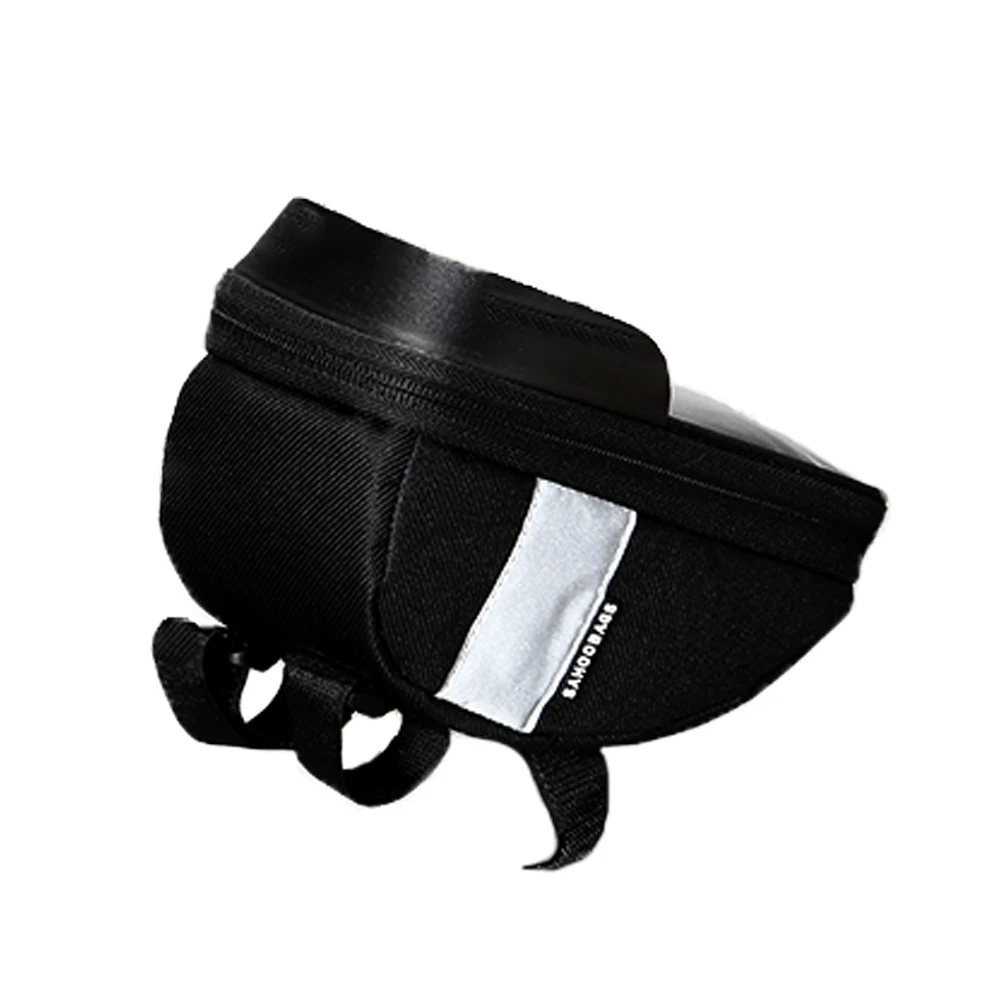 Perfect Sahoo 112003 Cycling Bicycle Bike Head Tube Handlebar Cell Mobile Phone Bag Case Holder Case Pannier Carrier For  6.5in Phone 2