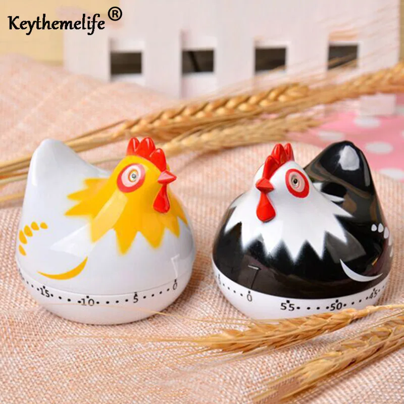 

kitchen Timer Clock Cute Hen shape Cooking Timers countdown Cooking Mechanical Countdown 2C