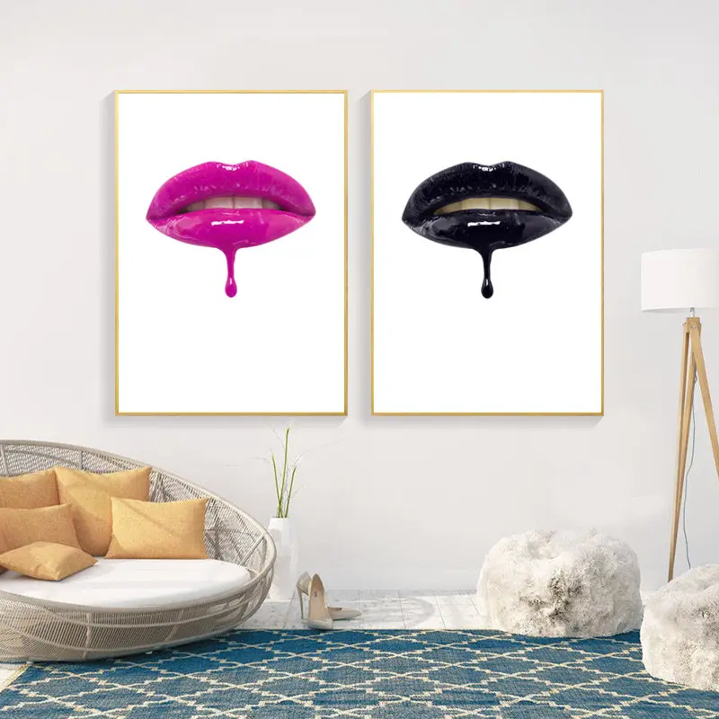 Girl-Lips-Art-Canvas-Posters-Prints-Makeup-Picture-Modern-Picture-Beauty-Salon-Room-Wall-Decoration-DH2548