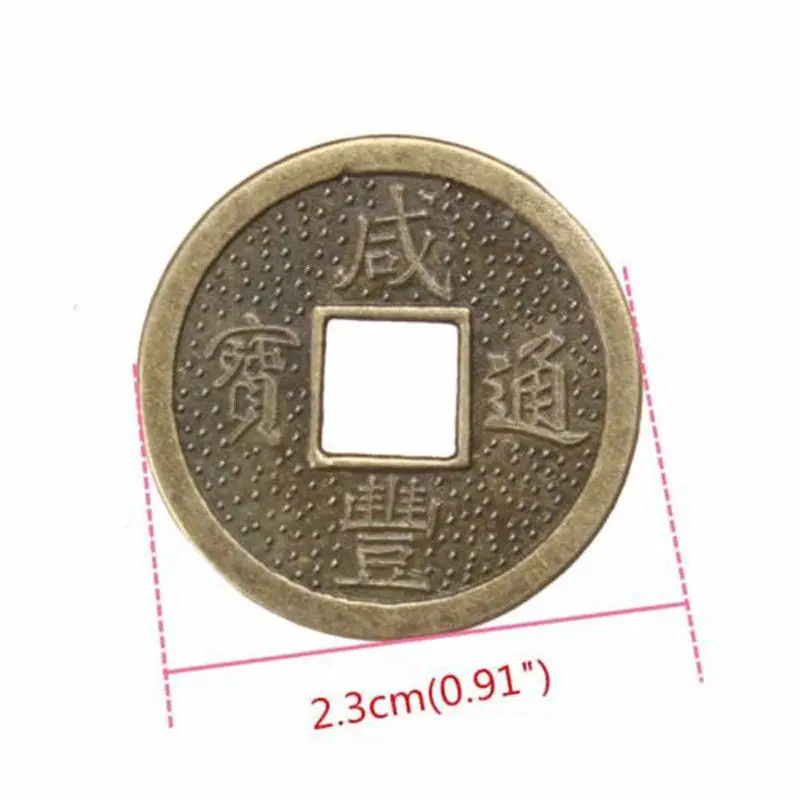 100 шт фэн-шуй китайский Восточный император древние деньги монета удача богатство