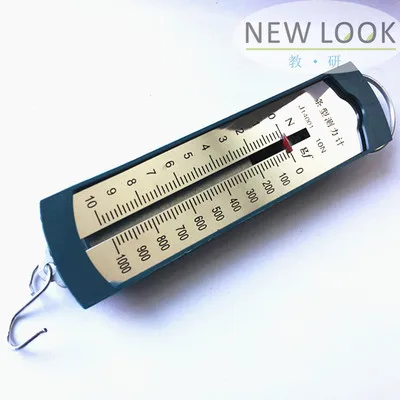 

Physics teaching instrument spring dynamometer 10N Spring balance free shipping