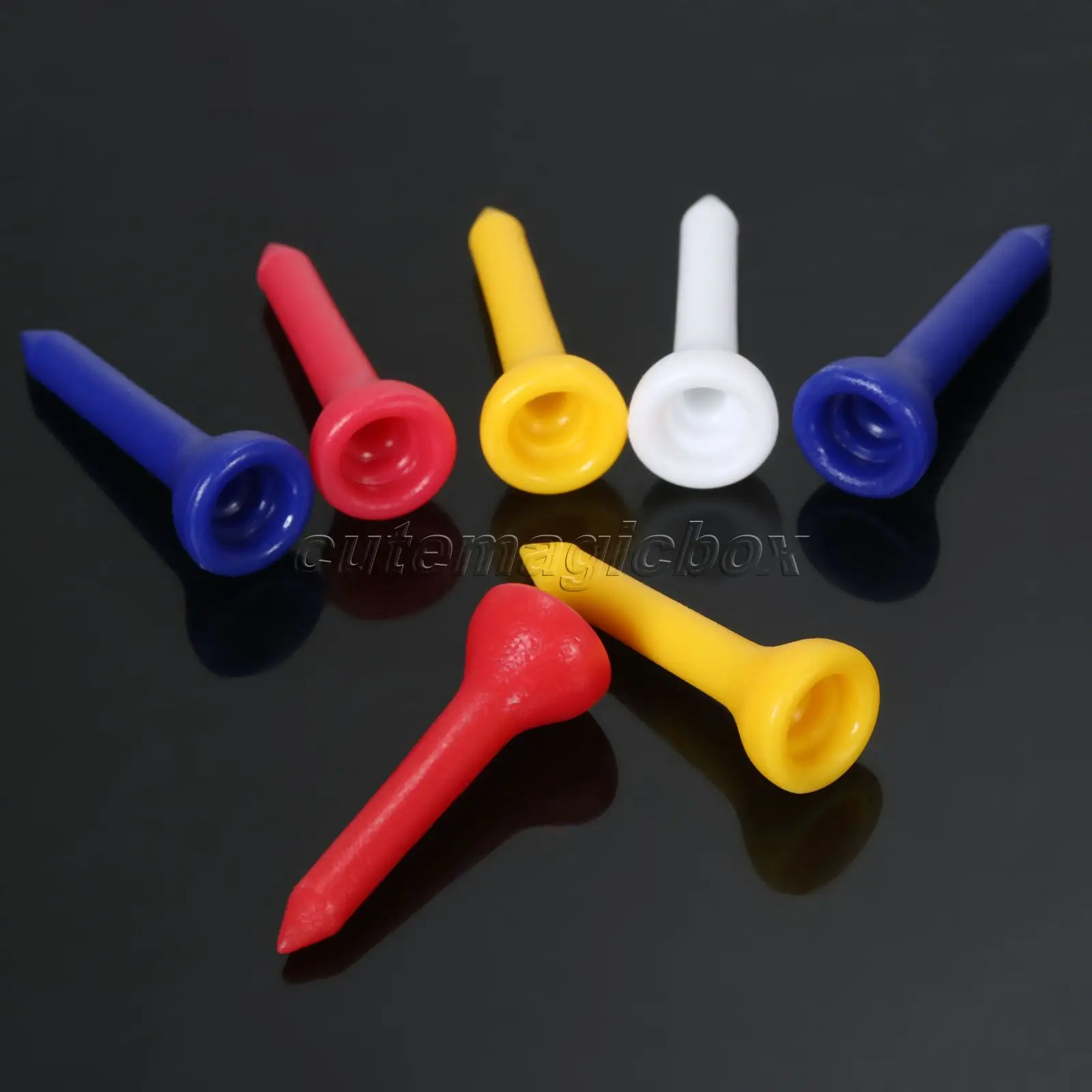 100 шт./упаковка пластиковые гольфы 36 мм 1 3/8 дюйма|plastic golf tees|golf teescolored tees |