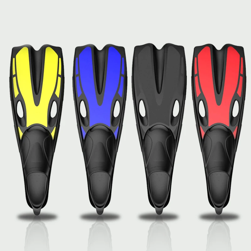 

Four-color full-size professional adult diving fins swimming training equipment free snorkeling shoes E
