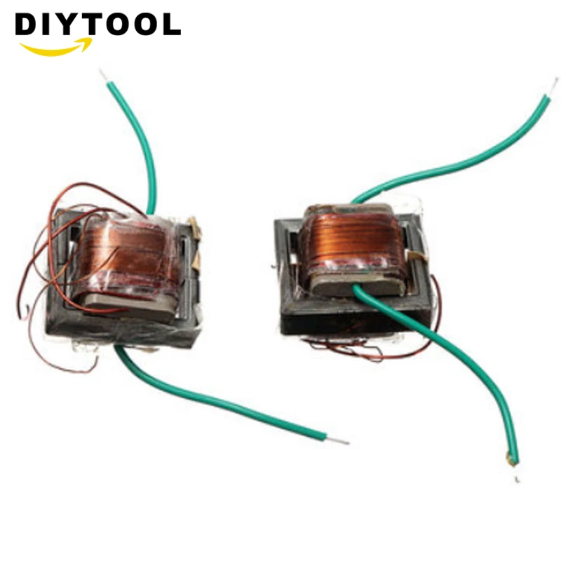 

2 Pcs 10KV High Frequency High Voltage Transformer Booster Coil Inverter