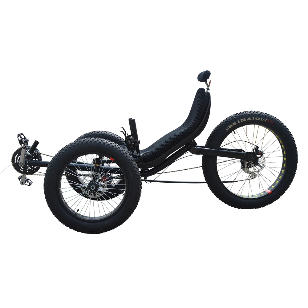 Three Wheeler Fat Tire Recumbent Trike 