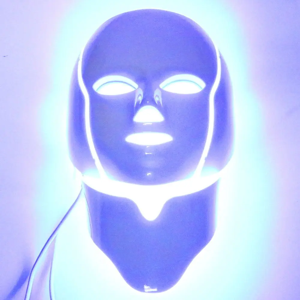 7 цветов Светодиодная маска для лица и шеи с фотонной светодиодной подсветкой|mask