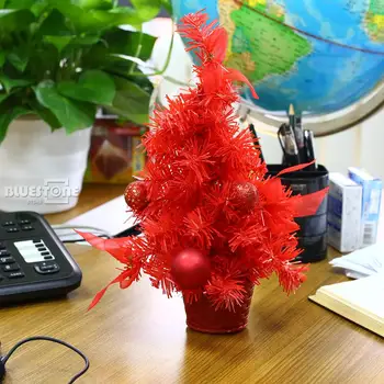

5 Color Pretty 30cm Mini Table Top or Home Decorate Christmas Tree Ornament Gift model kits