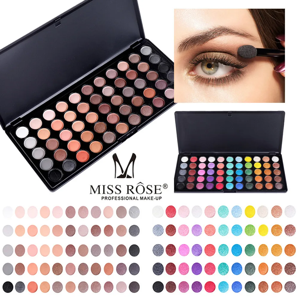 

55 Color Shimmer Glitter Eye Shadow Powder Eyeshadow Cosmetic Bright Matte Shimmer Makeup Naked Eyeshadow Palette