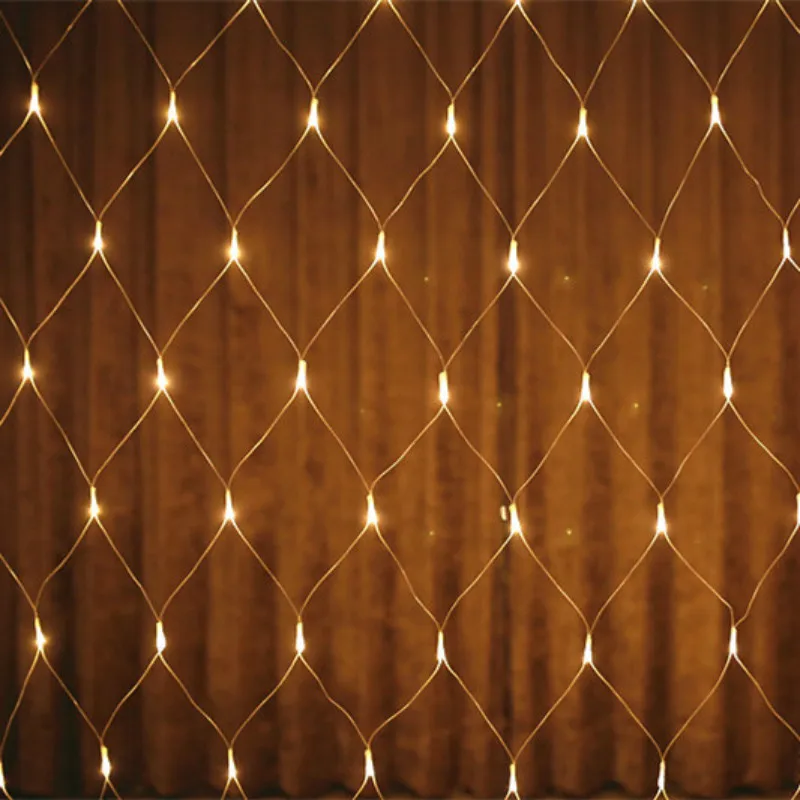 3m X 2m 196 Led Net Light Red De La Lampara Christmas Wedding Red De La Lampara Christmas Wedding