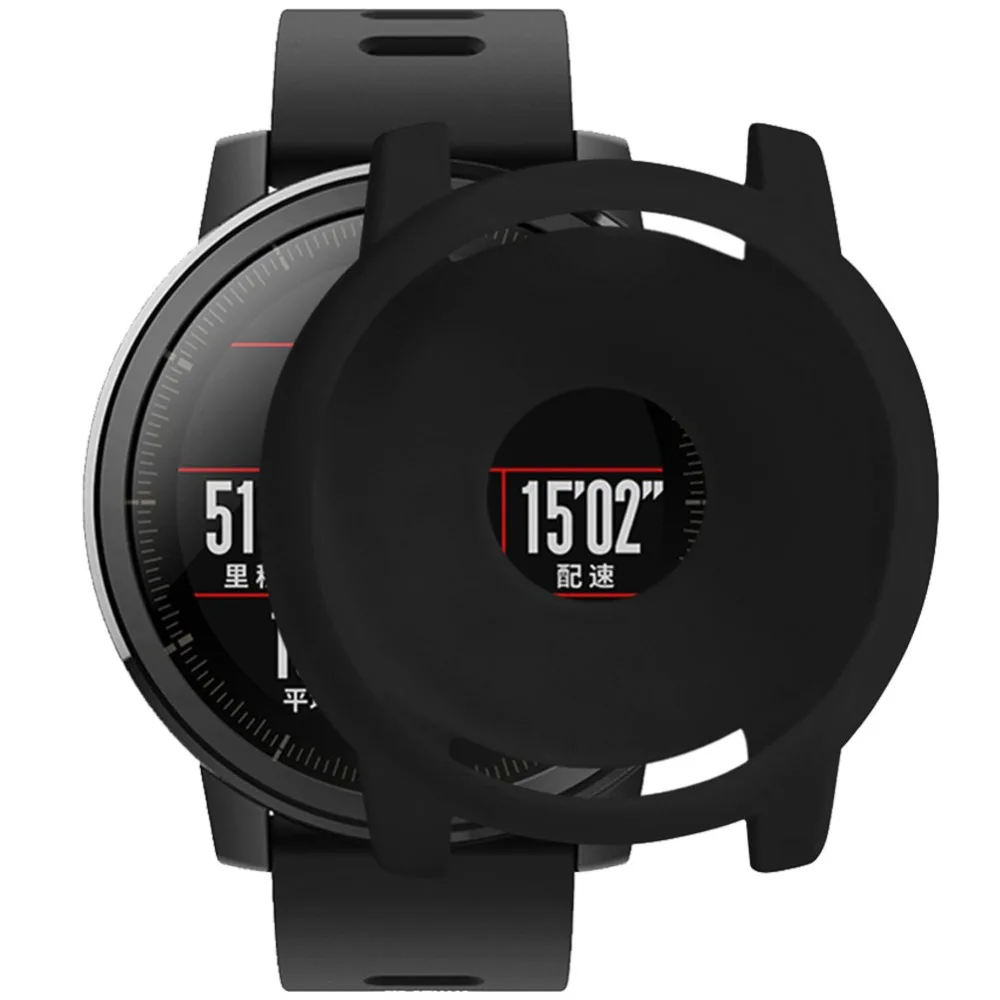 Чехлы для часов Xiaomi Huami Amazfit Stratos Pace 2/2 S чехол смарт Силиконовый 22 мм 2