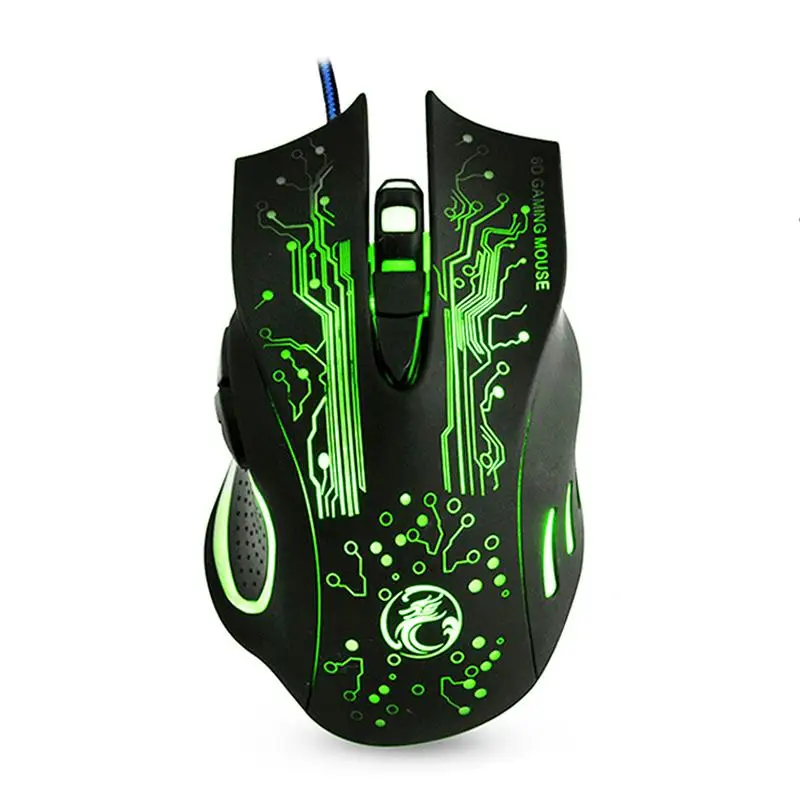 

imice Wired Gaming Mouse USB Optical Computer mouse 5000DPI Cable Mouse Gamer mice 6 Buttons Ratones PC For cs go X9