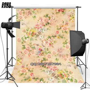 

DAWNKNOW Rose Flower Vinyl Photography Background For Newborn New Fabric Polyester Backdrop For Wedding Photo Studio F2393