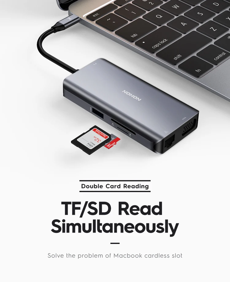 USB C To HDMI VGA Audio Adapter (9)
