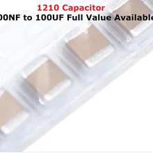 50 шт. 1210 конденсатор с алюминиевой крышкой, 16V с алюминиевой крышкой, 50В 107 474 684 105 225 475 106 226 476 104 0,1 мкФ 1 мкФ 2,2 мкФ 4,7 мкФ 10 мкФ 22 мкФ 47 мкФ 100 мкФ 100NF 470NF 680NF