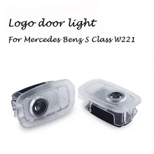 2X Автомобильный светодиодный логотип на дверь светильник для Mercedes Benz S W221 W447 C216 S250 S280 S300 S320 S350 S400 S420 S450 S500 лазерный проектор светильник