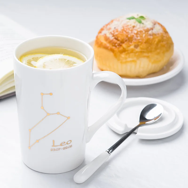 

Lemon Mugs 400 ml Ceramics Creative 12constellations Mug Juice Home Office School Water Milk Tea Coffee Cup