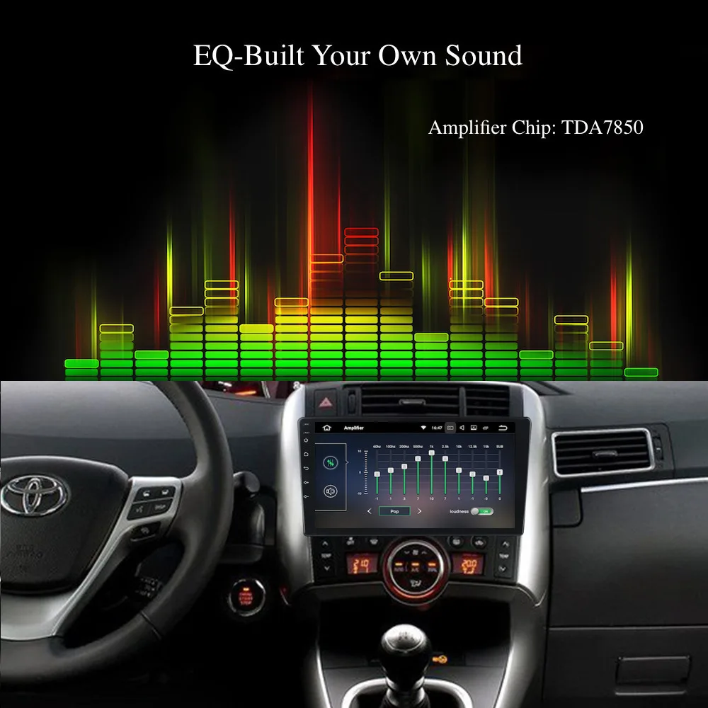 9 &quotавтомобильное радио GPS Android 8 0/7 1 для Toyota Verso/EZ 2007 2016 мультимедиа встроенный WIFI BT