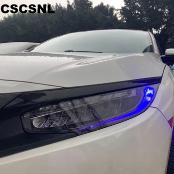 

Car Styling Headlight For Honda Civic 10th 2016 2017 2018 HID LED headlights With moving turn light head lamp LED DRL front Lamp