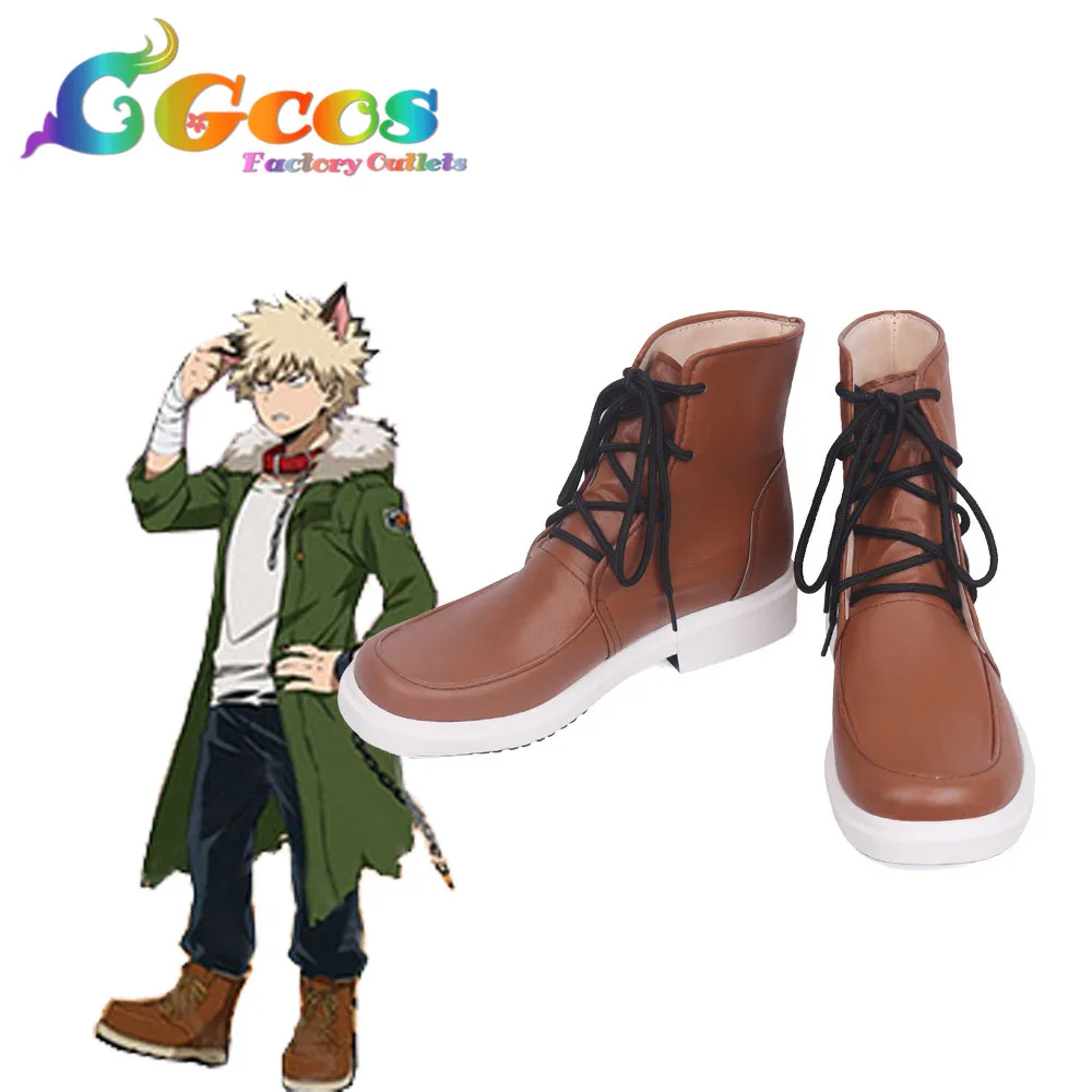 CGCOS/ ; обувь для костюмированной вечеринки; ботинки «My Hero Academy Bakugo Katsuki»; аниме-игры на Хэллоуин и Рождество