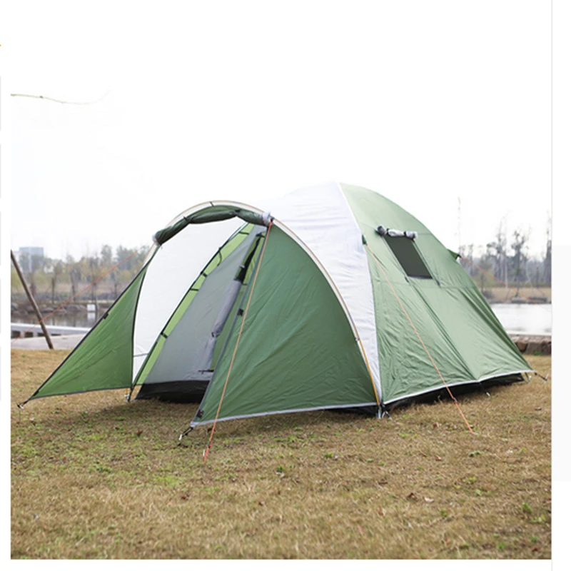 Portable Outdoor Tents For Camping 3 4 Person Outdoor Tents Waterproof Tourist Tent