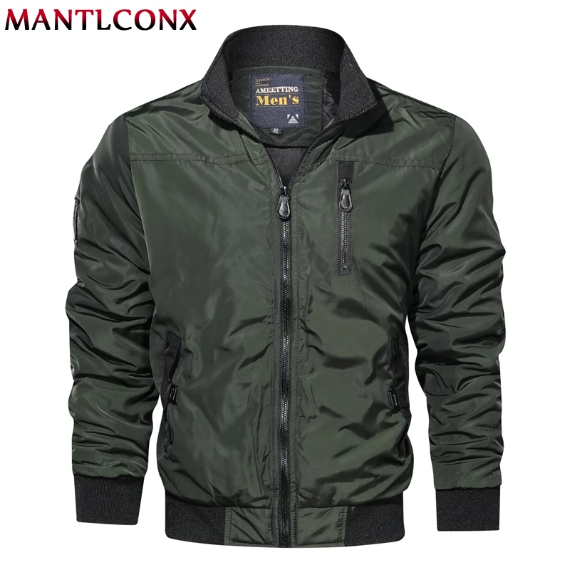 MANTLCONX демисезонная куртка пилота Мужская Военная тактическая куртка мужская ветровка куртка-бомбер армейская куртка chaqueta hombre