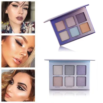 

6 Colors Shimmer Highlighter Bronzer Powder Palette Illuminate Gliiter Face Contour Concealer Palette Cosmetic Make Up Maquiagem