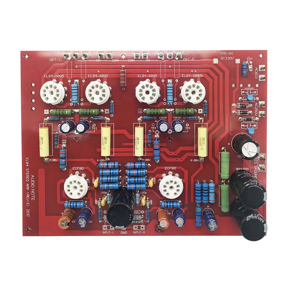 Hi-End стерео Push-Pull EL84 вакуумный ламповый усилитель PCB DIY Kit и готовой реф аудио Примечание ПП доска с емкостью D4-004