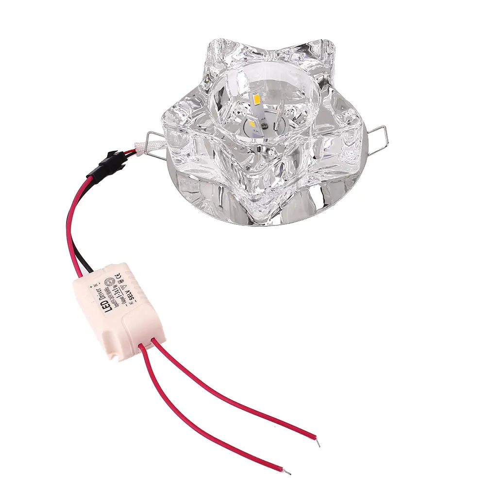 

Modern Crystal LED Ceiling Light Fixture Pendant Lamp Lighting Chandelier Decor