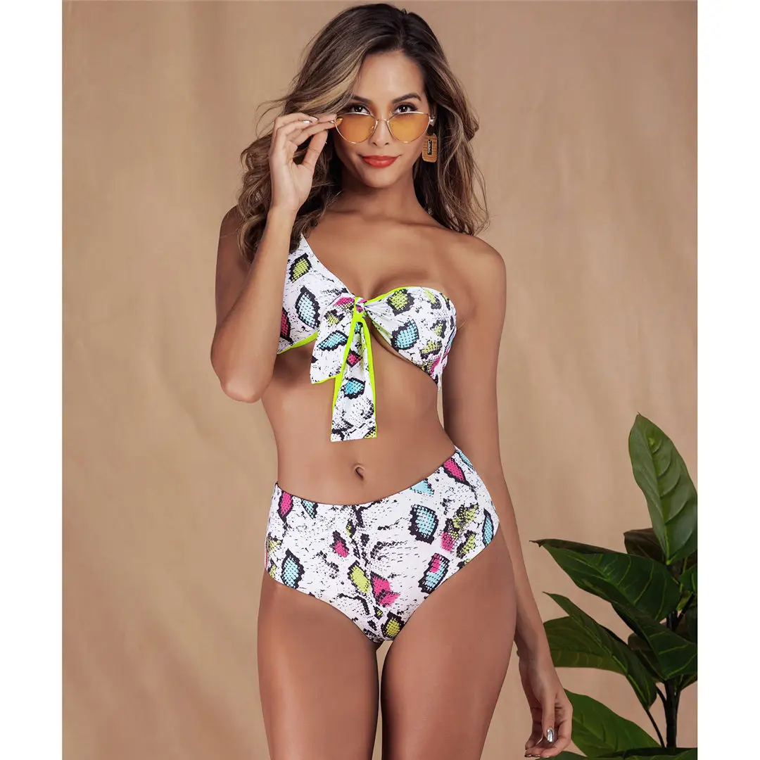 double lined high waisted bikini