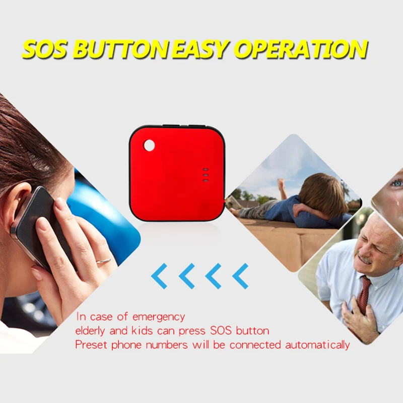 

Anti Lost Mini Car GPS Tracker Tracking Locator GPS Bike Locator Precise Location of Children's Lost Chain Necklace WIFI Library