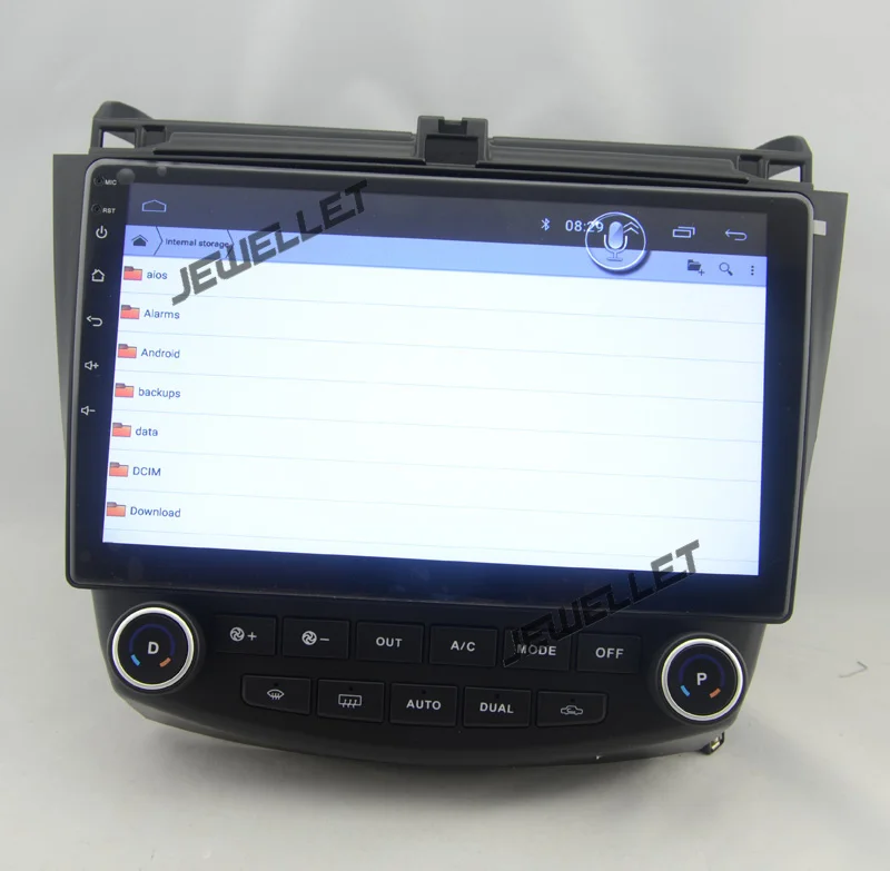 Excellent 10.1" Quad core 1024*600 HD screen Android 8.1 Car GPS radio Navigation for Honda  Accord 2003-2007 with 4G/Wifi DVR OBD 1080P 1