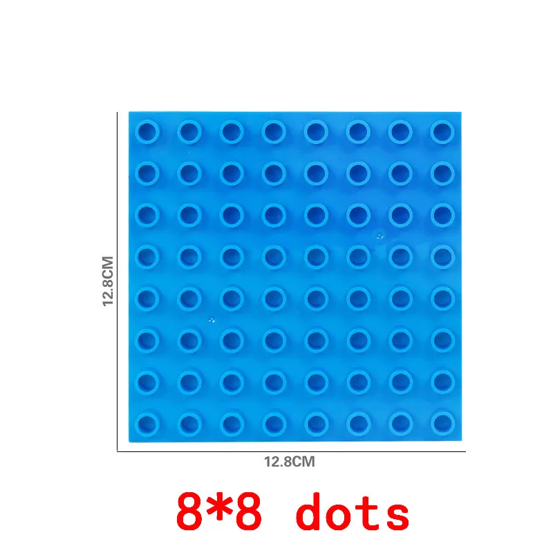 Новая Большая частица Diy строительное основание для блоков Совместимо с Duploed Baseplate кирпичи аксессуары детские подарочные игрушки для детей - Цвет: Blocks 3