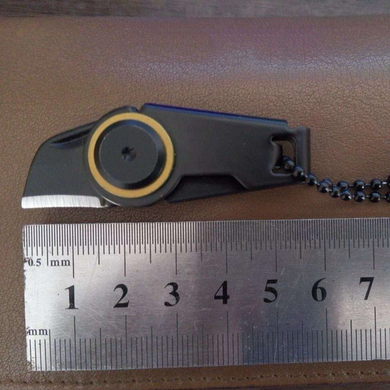 Высокое качество мини-молния хозяйственный нож для выживания на открытом воздухе EDC брелок для ключей гаджет кулон карманный нож мульти инструменты снаряжение для кемпинга