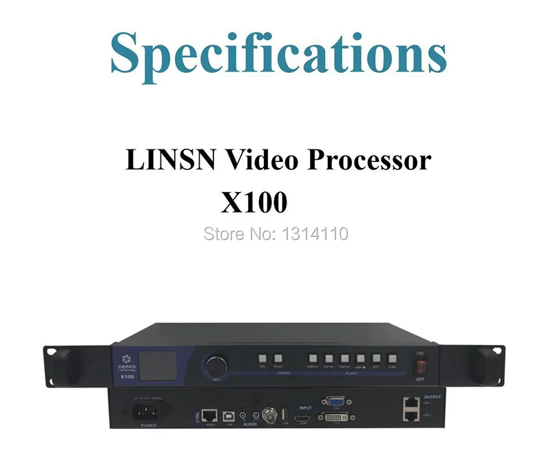 Светодиодный дисплей видео процессор LINSN X100 2in1 светодиодный дисплей системы управления