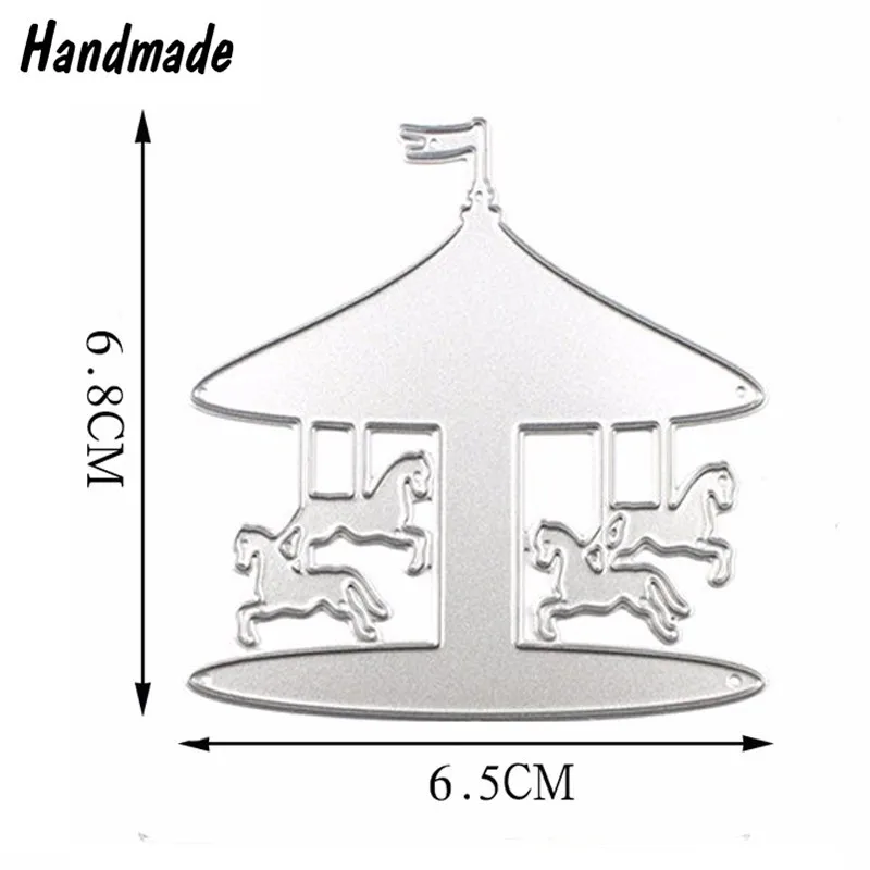 Высечка металла штампы стали merry-go-круглый папка шаблонов для тиснения трафарет Декоративные DIY Скрапбукинг альбом бумажные карты