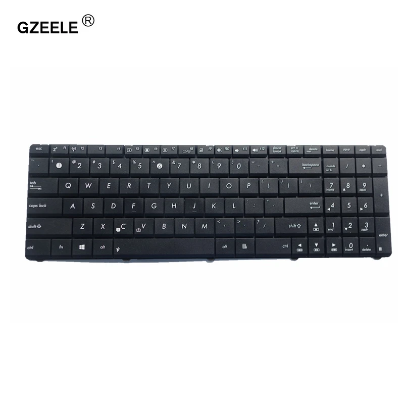 GZEELE Клавиатура для ноутбука Asus X55 X55A X55C X55U X55VD X75 X75A X75S X75U X75V X75VB X75VC X75VD K55 K55D K55DE K55DR