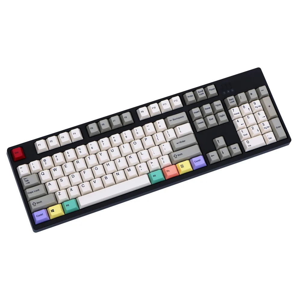 

Retro Styl Grey/Beige 108/154 keys dye sublimated pbt keycap for mechanical keyboard Cherry Filco Ducky keycap Cherry profile