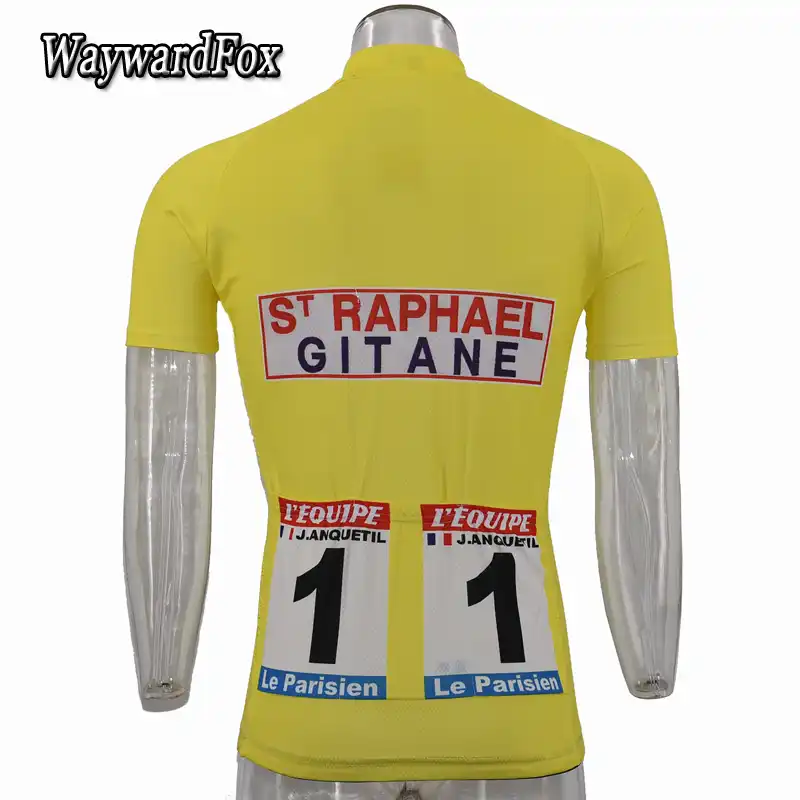 yellow shirt cycling